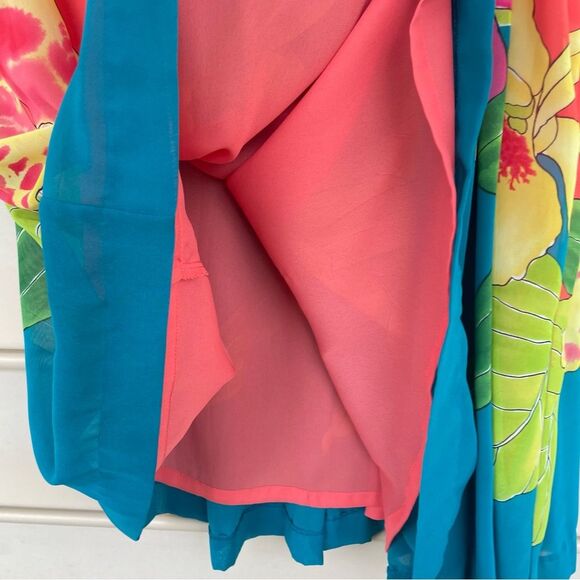 Bandolino Flowy Floral Colorful Skirt Size 16W - Picture 4 of 8